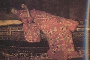 George Hendrik Breitner Girl in Red in Red Kimono (nn02) oil painting on canvas